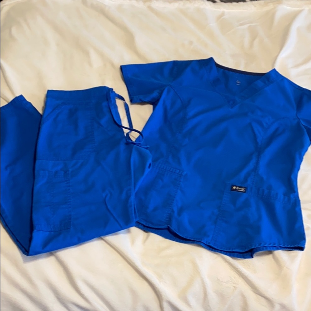 Blue Scrub Set